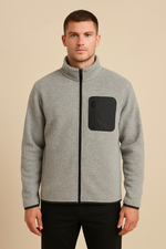 Men's Full-Zip Mock Neck Jacket