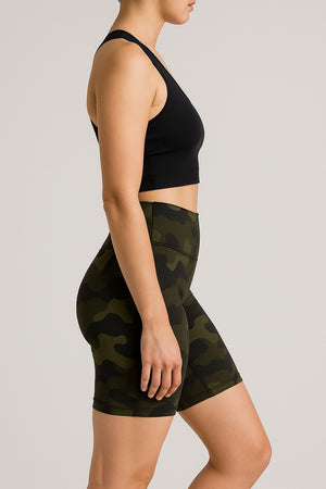 Women's Camo Bike Shorts