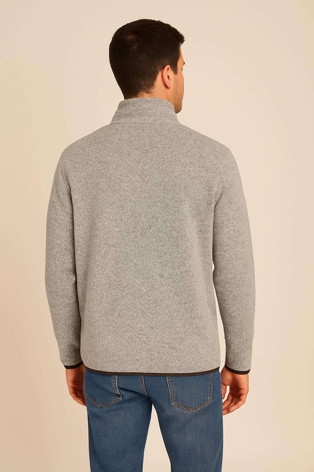 Men's Full-Zip Mock Neck Jacket