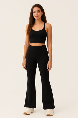Women's High-Waist Flare Leggings