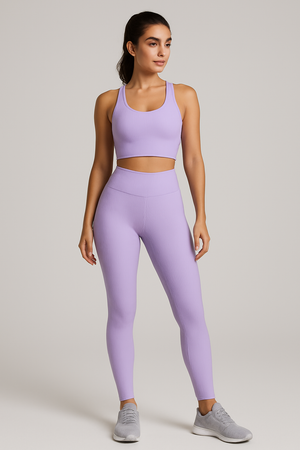 Women's Ribbed High-Waist Leggings